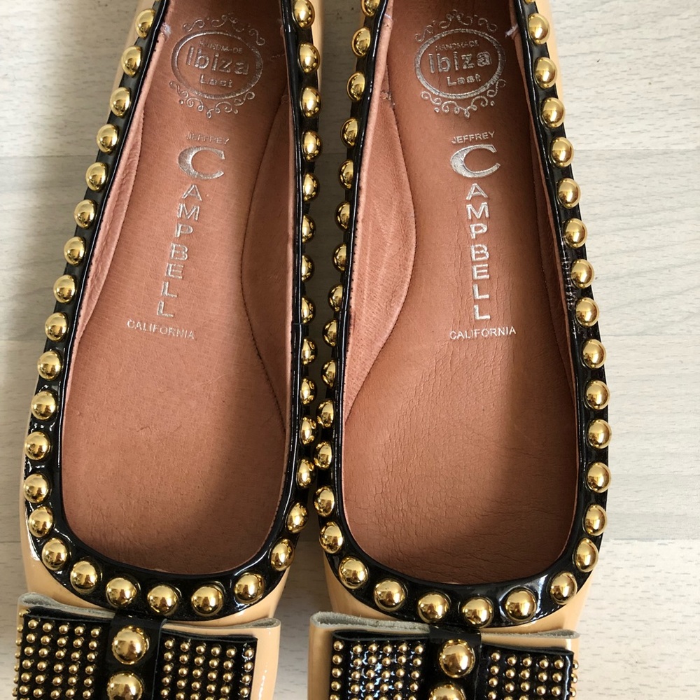Jeffrey Campbell studded flats to make a statement